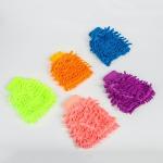 Варежка для уборки авто TORSO, односторонняя, 17?13.5 см, микс