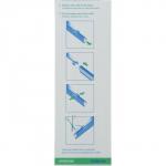 Резинки щетки стеклоочистителя Хорс, 24"/615 мм, красный, набор 2 шт"