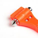 Аварийный молоток с ножом для ремня на подставке, 6.5?17.5 см