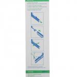 Резинки щетки стеклоочистителя Хорс, 24"/615 мм, графит, набор 2 шт"