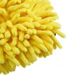 Варежка для мытья авто CARTAGE, 25?19 см, двухсторонняя, желто-серая