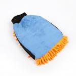 Варежка для мытья авто, 25?19 см, двухсторонняя, микс