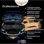 Автоодеяло для двигателя Cartage black, 160 х 90 см, плотное