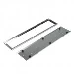 Держатель номера TORSO, металлический, хром