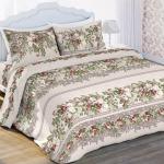 Комплект наволочек 40*40 см (2 шт.), бязь "Люкс"(220) (Луиза, бежевый)