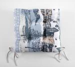 Тихий вечер подушка декор. (на стул) 40*40*6 из рогожки 902