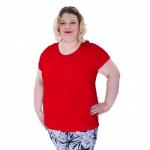 Футболка женская БОЛЬШОГО размера (красный), арт. GFV