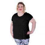 Футболка женская БОЛЬШОГО размера (черный), арт. GFV