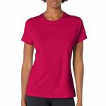 Футболка женская однотонная "Sadiq" (бордовый) (арт. 57930)