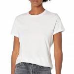 Футболка женская однотонная "Sadiq" (белый) (art. 57927)