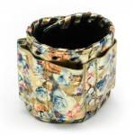 Magnatic Wrist Band (Золотой с цветами) Магнитный держатель д/пар ножниц на запястье