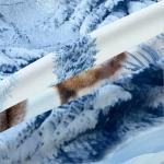 Комплект постельного белья "Белочки"-голуб. бязь хлопок 100% 2 сп. Макси