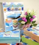 Трикотажная простыня на резинке (оранжевая)