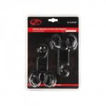 Вешалка - крючок Autovirazh универсальный на подголовник, в блистере, черный, 2 шт