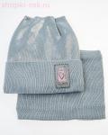01-43-E флис (48-52) (шапка+снуд) Комплект