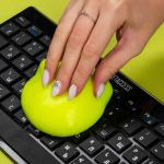 Автомобильный очиститель гель-слайм "лизун" Klik, желтый, 100 г