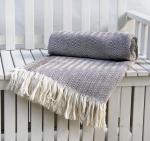 Плед ALTRO арт.ТП1200-03 ДОВЕР (елочка коричн)