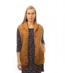 Жилет арт.1217-11/пуг.воротник ТАРА Камель