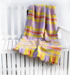 Плед ALTRO арт.ТП1200-07 ЛУГОЖ (клетка желто-сирен.)