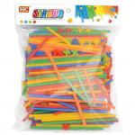 %Конструктор пластмассовый "Блоки-трубочки" (500 дет.)