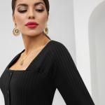 Блуза Аппетитные формы (магия черного, с поясом)