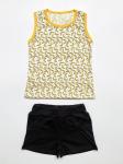 Безрукавка+шорты на девочку "Бананы"