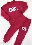 Костюм "Ок" цвет малиновый