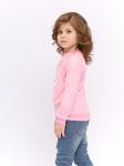 Джемпер для девочки розового цвета  "Единорог"