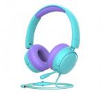 Наушники Gorsun GS-A62 с микрофоном и регулятором громкости (purple)
