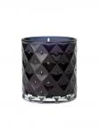 Свеча ароматическая в стакане ЧЕРНАЯ ТЕКСТУРА