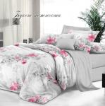 Комплект наволочек 40*40 см (2 шт.), сатин "Престиж" (Букет нежности (компаньон))