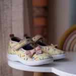 Nordman Stars туфли летние (сандалии) на липучке, Дошкольные, цвет Желтый/Серый