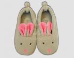 Тапочки детские модель "Балетки - Зайки"