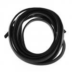 Защитная накладка на контур двери, металлический сердечник, 5 м, черный