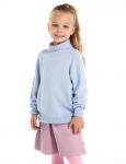 NORVEG Cashmere&Merino blend Свитер детский с высоким воротом цвет бледно-голуб