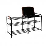 Подставка для обуви "Альфа 33"  с сиденьем с ящиком