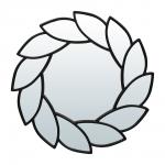 QWERTY Зеркало декоративное "Бергамо", D49,5 см, черный /6