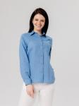 Блузка из льна 21-01а лагуна