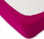 Бордовый простыня ТРИКОТАЖ 180*200*20 на резинке Р014Т