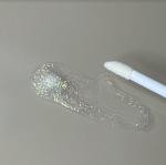 441B ТОН 1 Глиттер - Белые Блестки- Тени Для Век Жидкие Эфф.Слюды Объем 14 Мл (2797)