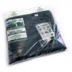 Сетка для затенения от солнца с клипсой 19 шт зеленая 4x5 м 55% затенения