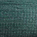 Сетка для затенения от солнца с клипсой 15 шт зеленая 2x5 м 80% затенения