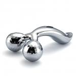 Роликовый ручной массажер 3D Silver