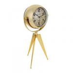 LADECOR CHRONO Часы настольные металлические, 14x11x30 см, 1xAA, цвет бежевый