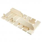 Полка деревянная "Мечта" 48х24,5х11 см, 2 крючка, липа (Россия)