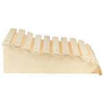 Подголовник для бани деревянный 33х28х10 см, анатомический, липа (Россия)