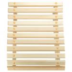 Подголовник для бани деревянный 33х28х10 см, анатомический, липа (Россия)