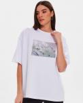 Футболка женская оверсайз с принтом