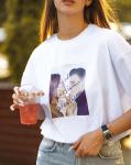 Футболка женская оверсайз с принтом