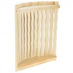 Абажур для бра деревянный "Ручеек" 36,5х30,5х9 см, липа (Россия)